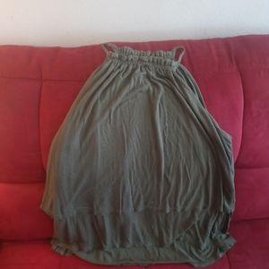 Anne Taylor Midi Dress green